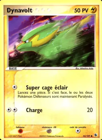 Image de la carte Pokemon Dynavolt 53/109