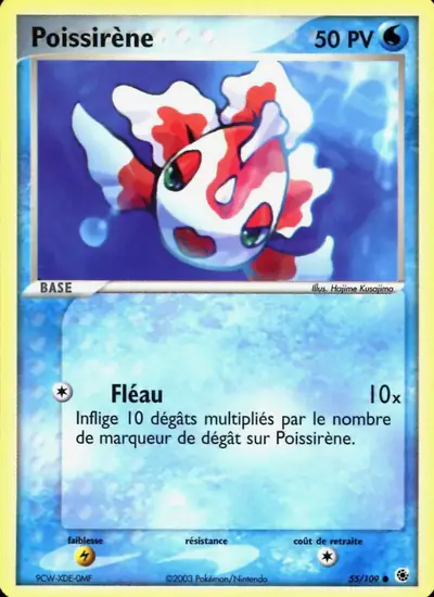 Image de la carte Pokemon Poissirène 55/109