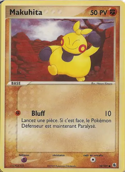 Image de la carte Pokemon Makuhita 58/109