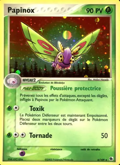 Image de la carte Pokemon Papinox 6/109