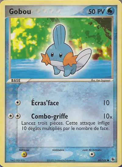 Image de la carte Pokemon Gobou 60/109