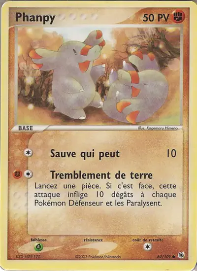Image de la carte Pokemon Phanpy 62/109