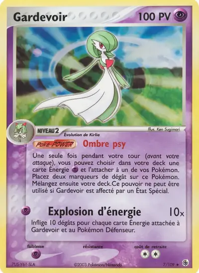 Image de la carte Pokemon Gardevoir 7/109