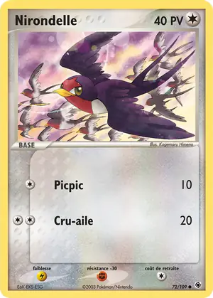 Nirondelle 72/109