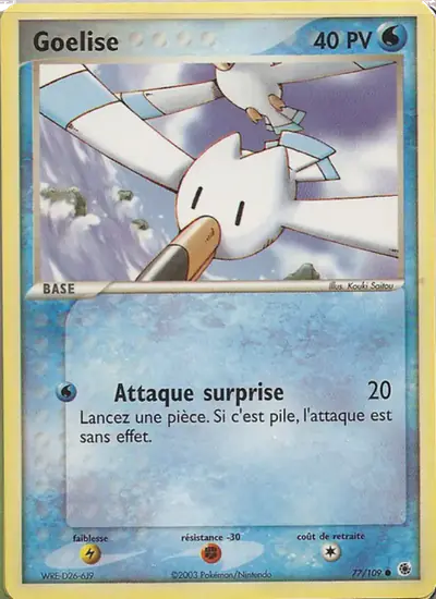 Image de la carte Pokemon Goelise 77/109