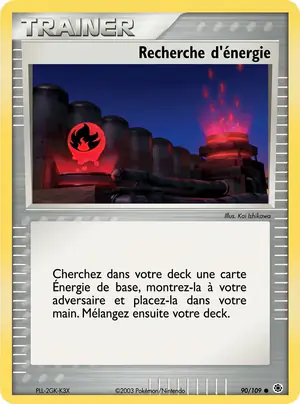 Recherche d'&eacute;nergie 90/109