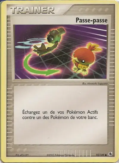 Image de la carte Pokemon Passe-passe 92/109