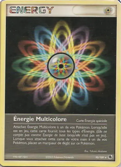 Image de la carte Pokemon Énergie Multicolore 95/109