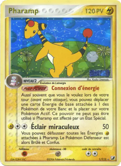 Image de la carte Pokemon Pharamp 1/115