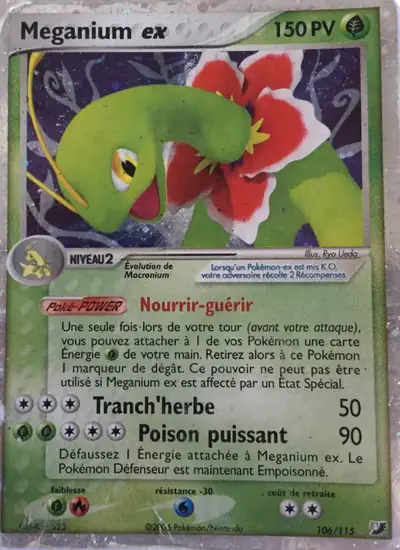 Image de la carte Pokemon Meganium ex 106/115
