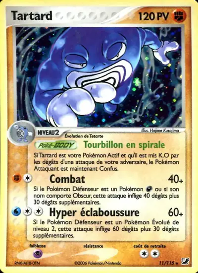 Image de la carte Pokemon Tartard 11/115