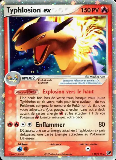 Image de la carte Pokemon Typhlosion ex 110/115
