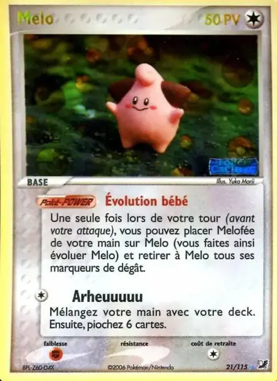 Image de la carte Pokemon Melo 21/115