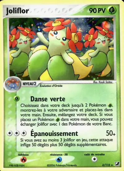 Image de la carte Pokemon Joliflor 3/115