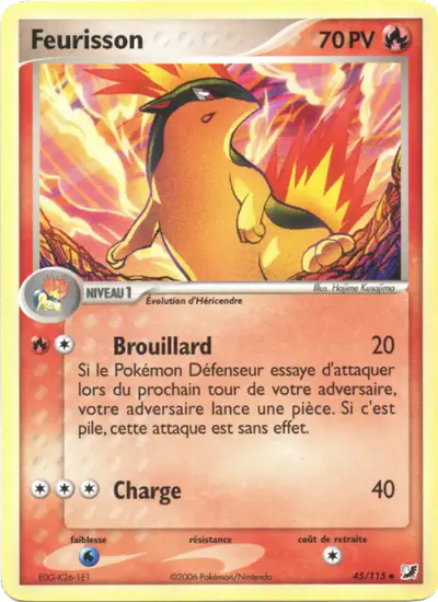 Image de la carte Pokemon Feurisson 45/115