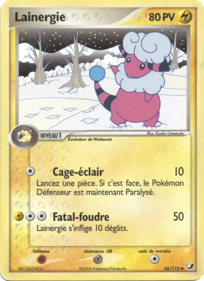 Image de la carte Pokemon Lainergie 56/115