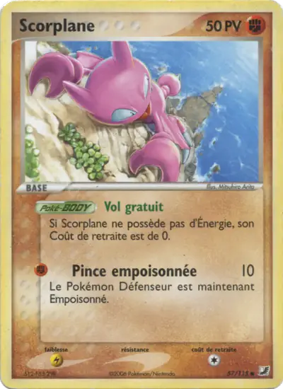 Image de la carte Pokemon Scorplane 57/115