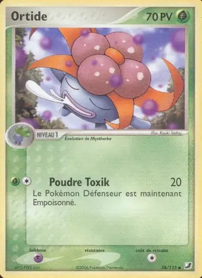 Image de la carte Pokemon Ortide 58/115