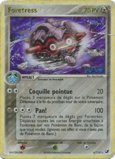 Image de la carte Pokemon Foretress 6/115