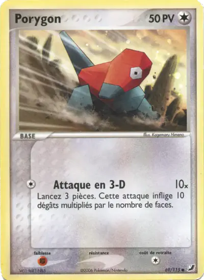 Image de la carte Pokemon Porygon 69/115