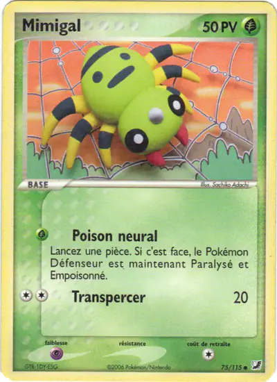 Image de la carte Pokemon Mimigal 75/115