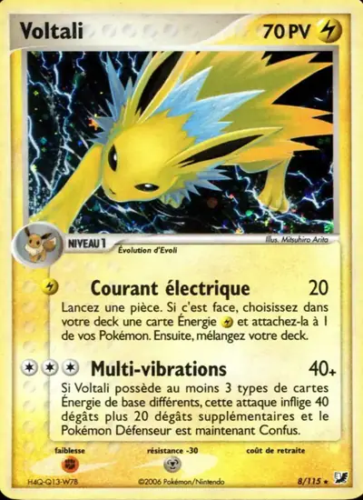 Image de la carte Pokemon Voltali 8/115