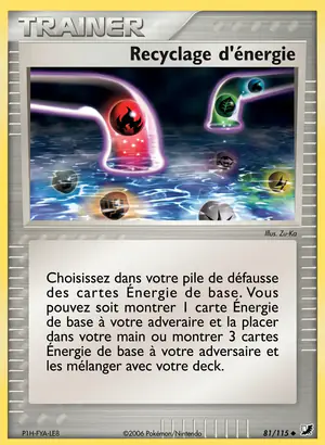 Recyclage d'&eacute;nergie 81/115