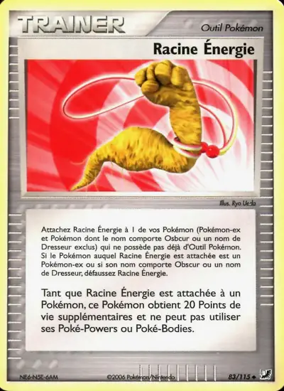 Image de la carte Pokemon Racine Énergie 83/115