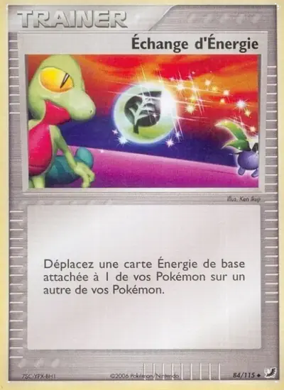 Image de la carte Pokemon Échange d'Énergie 84/115