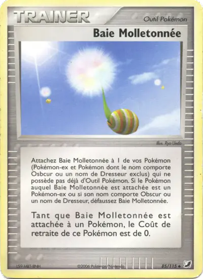 Image de la carte Pokemon Baie Molletonnée 85/115