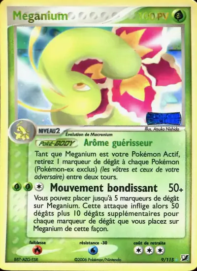 Image de la carte Pokemon Meganium 9/115
