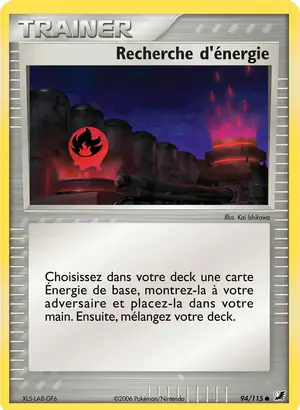 Recherche d'&eacute;nergie 94/115