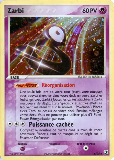 Image de la carte Pokemon Zarbi B/115