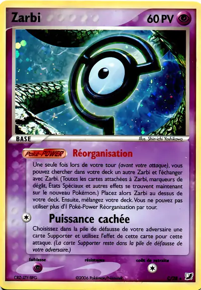 Image de la carte Pokemon Zarbi C/115
