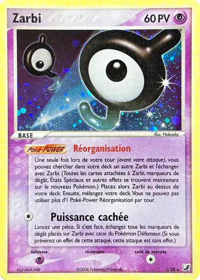 Image de la carte Pokemon Zarbi J/115