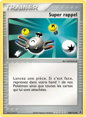 Super rappel 100/113