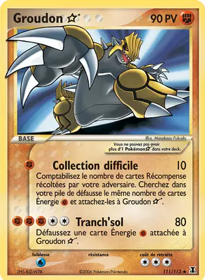 Groudon ☆ 111/113
