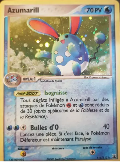 Image de la carte Pokemon Azumarill 114/113