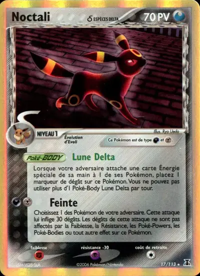 Image de la carte Pokemon Noctali δ 17/113