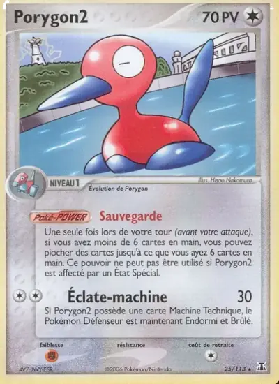 Image de la carte Pokemon Porygon2 25/113
