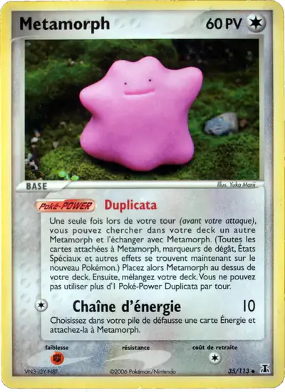 Image de la carte Pokemon Metamorph 35/113