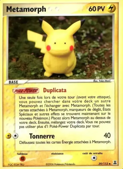 Image de la carte Pokemon Metamorph 39/113