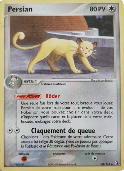 Image de la carte Pokemon Persian 50/113