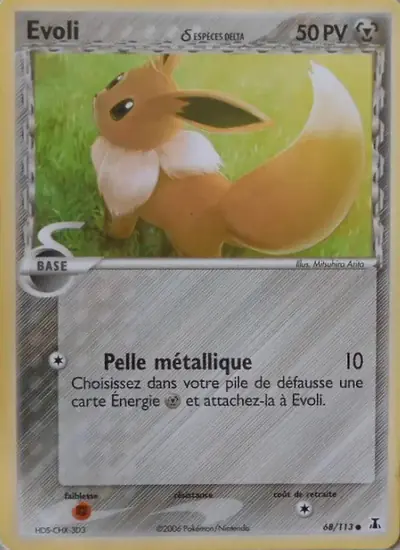 Image de la carte Pokemon Evoli δ 68/113