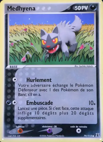 Image de la carte Pokemon Medhyena 79/113