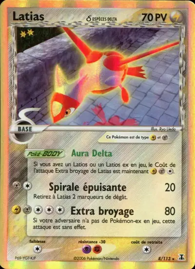 Image de la carte Pokemon Latias δ 8/113
