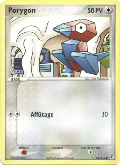 Image de la carte Pokemon Porygon 80/113