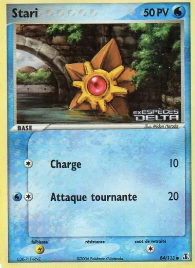 Image de la carte Pokemon Stari 84/113