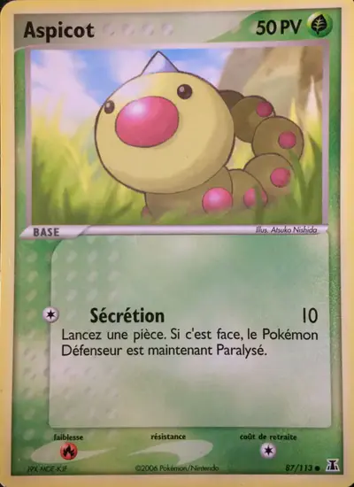 Image de la carte Pokemon Aspicot 87/113