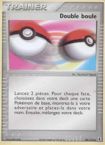 Image de la carte Pokemon Double boule 89/113